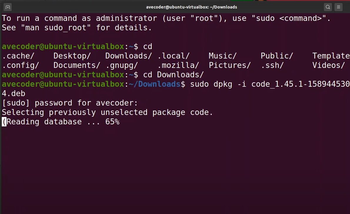 vscode_linux_installation