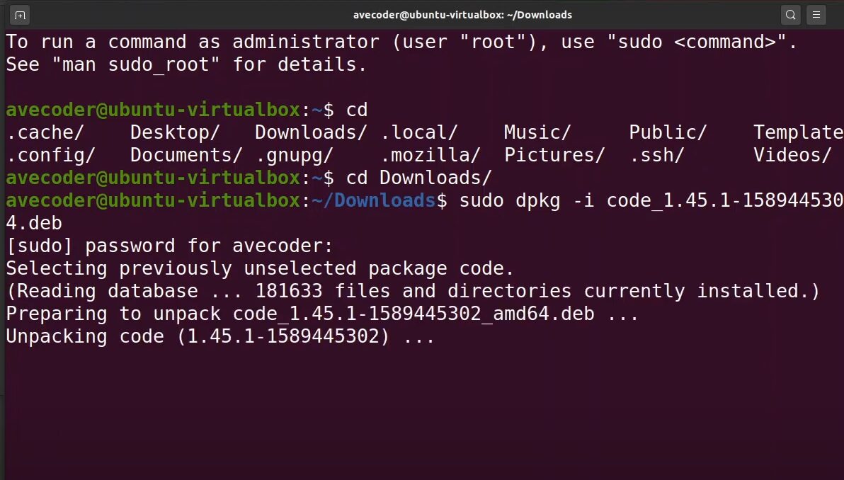 vscode_linux_installation